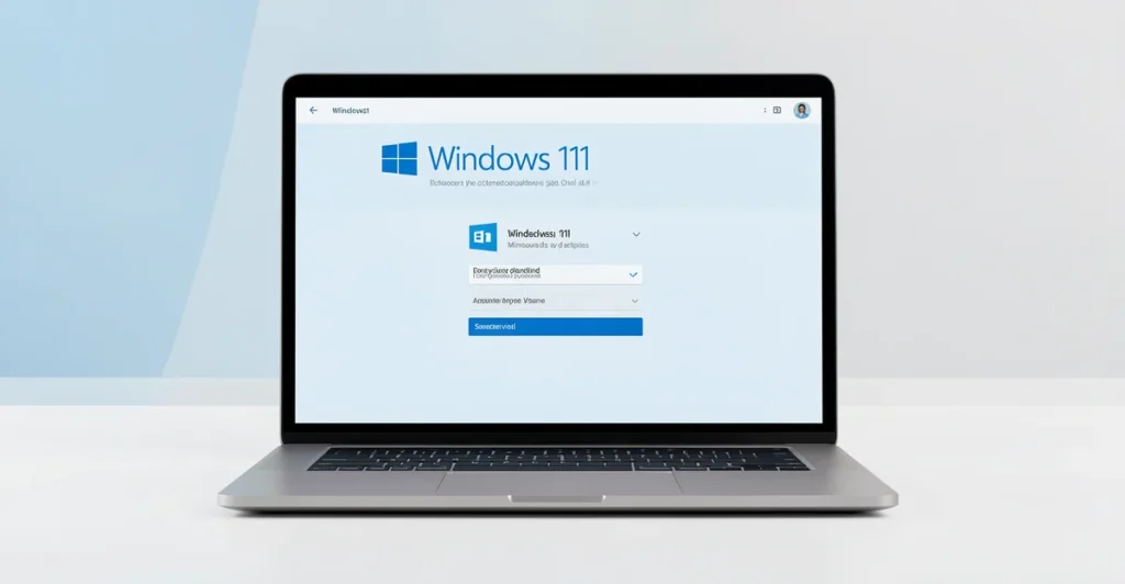 Featured image: Professional featured image for: How to Create a Bootable Windows USB. Modern laptop showing Windows