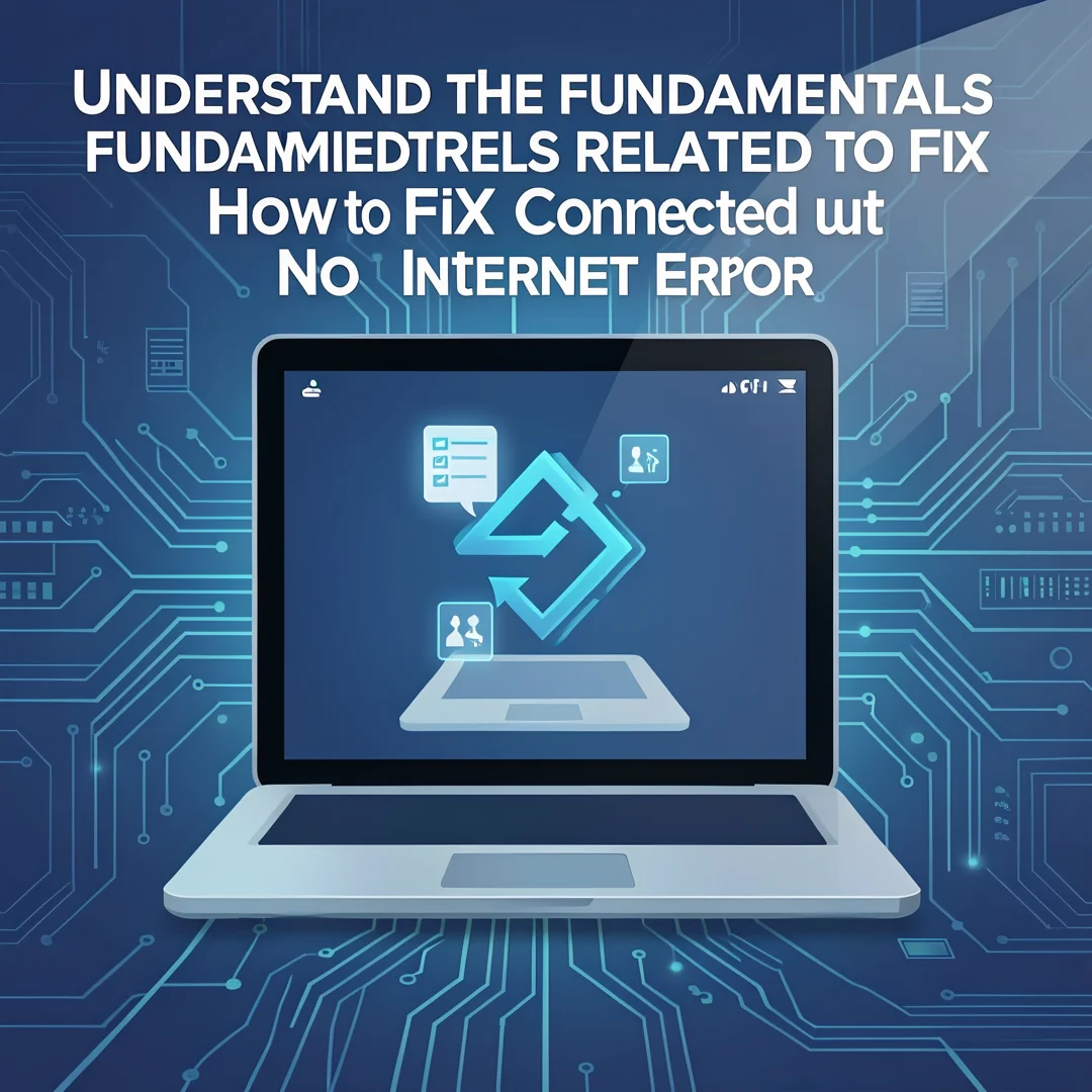 Step 1: Illustration for step: Understand the fundamentals related to How to Fix Connected but No Internet E