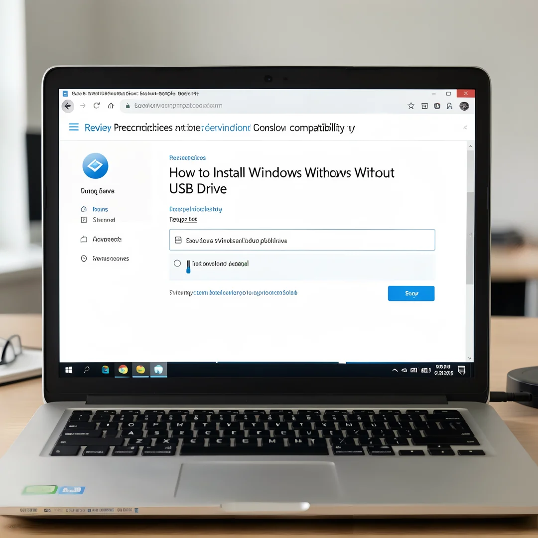Step 1: Technical tutorial screenshot: Review prerequisites and compatibility for How to Install Windows Wit