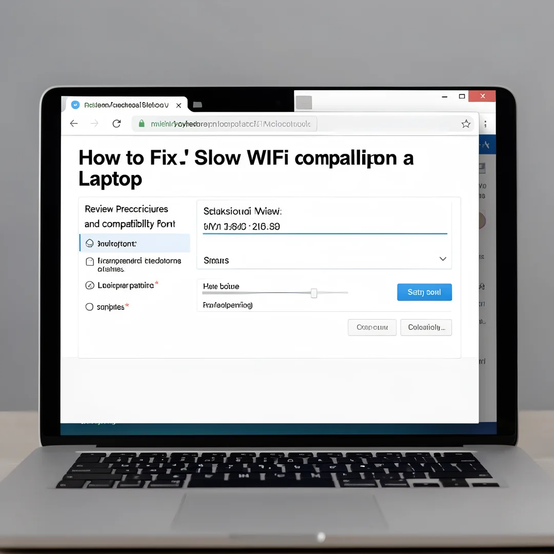 Step 1: Technical tutorial screenshot: Review prerequisites and compatibility for How to Fix Slow WiFi on a