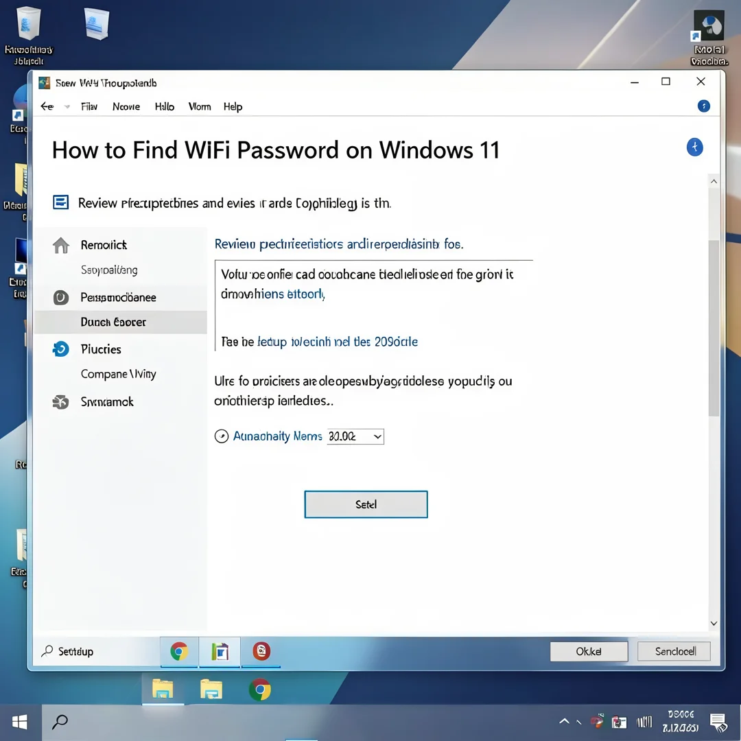 Step 1: Technical tutorial screenshot: Review prerequisites and compatibility for How to Find WiFi Password