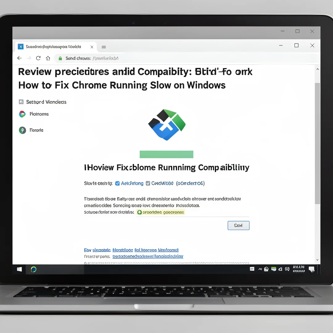 Step 1: Technical tutorial screenshot: Review prerequisites and compatibility for How to Fix Chrome Running 