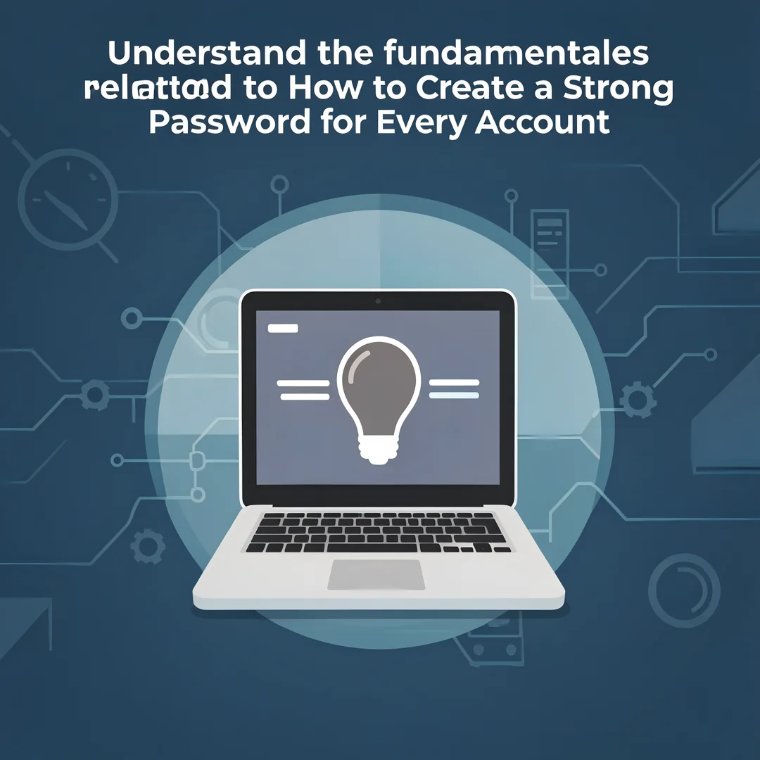 Step 1: Illustration for step: Understand the fundamentals related to How to Create a Strong Password for Ev
