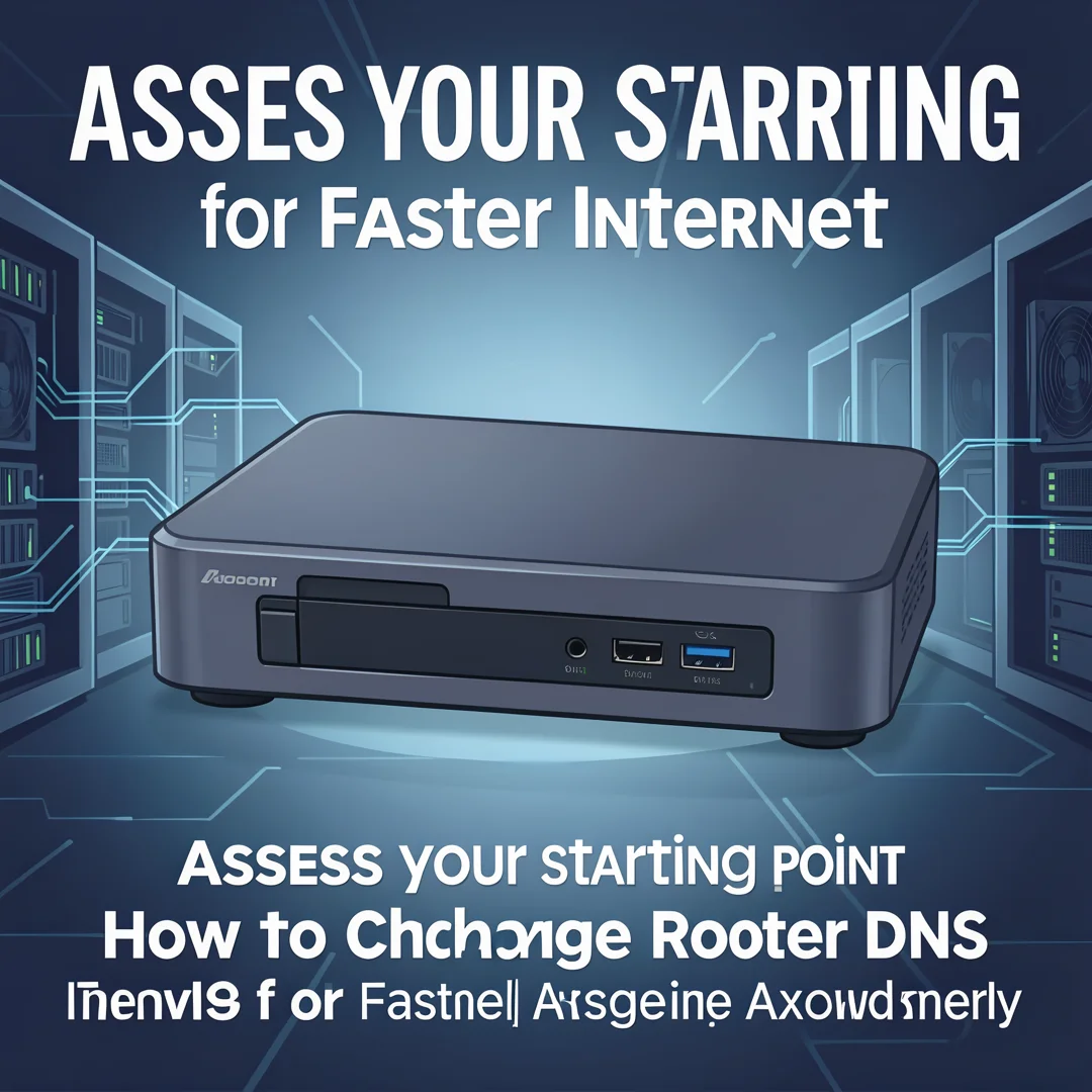 Step 2: Illustration for step: Assess your starting point related to How to Change Router DNS for Faster Int