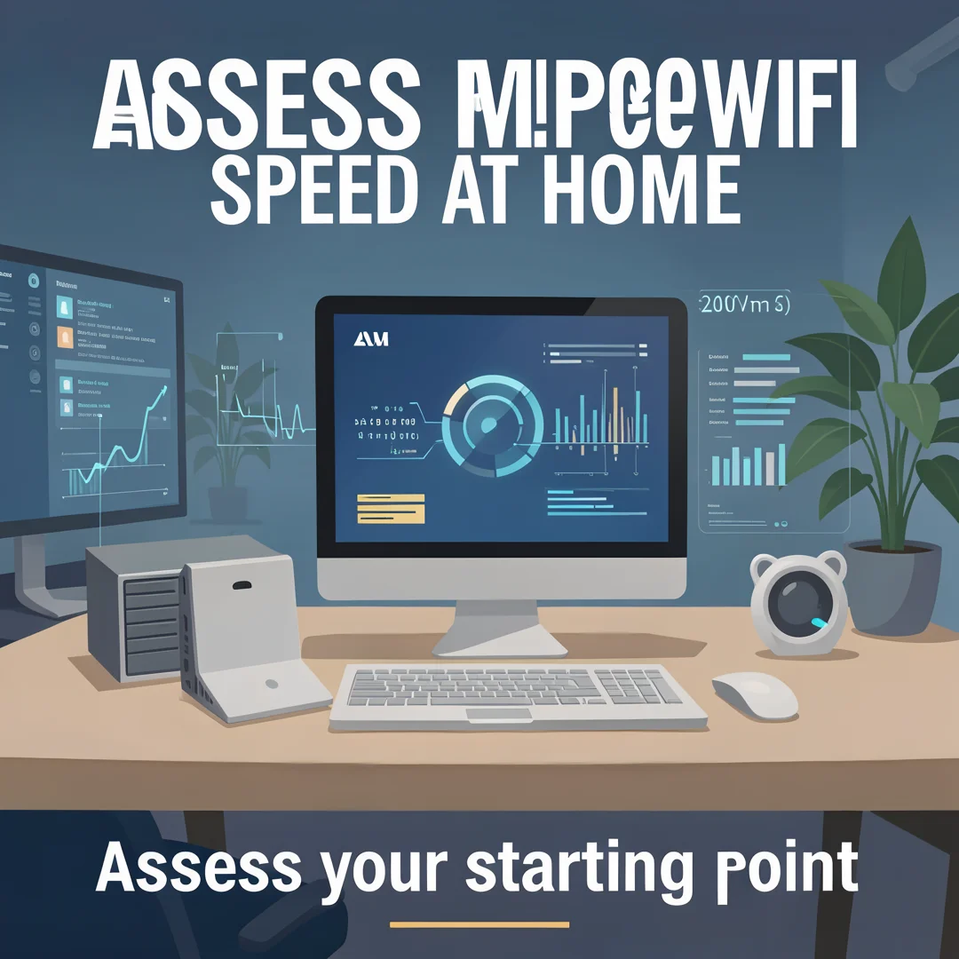 Step 2: Illustration for step: Assess your starting point related to How to Improve WiFi Speed at Home, prof