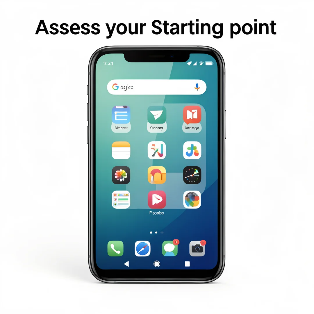 Step 2: Illustration for step: Assess your starting point related to How to Free Up Storage on Android Phone
