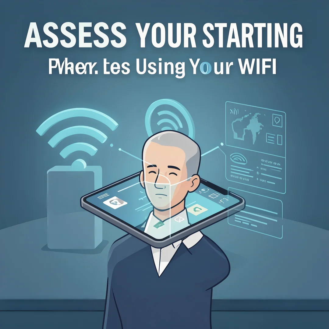 Step 2: Illustration for step: Assess your starting point related to How to Check Who Is Using Your WiFi, pr