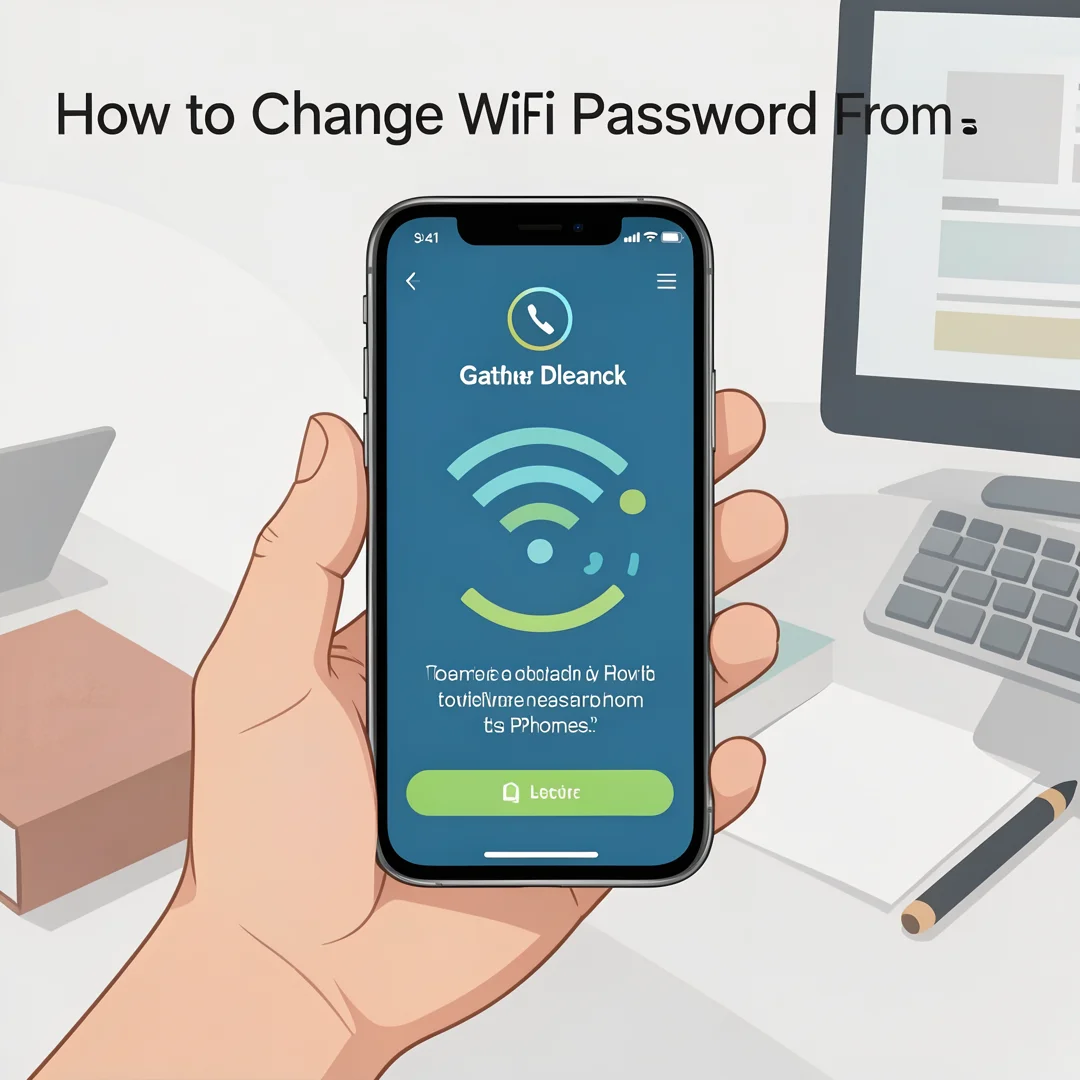Step 4: Illustration for step: Gather necessary resources related to How to Change WiFi Password From a Phon