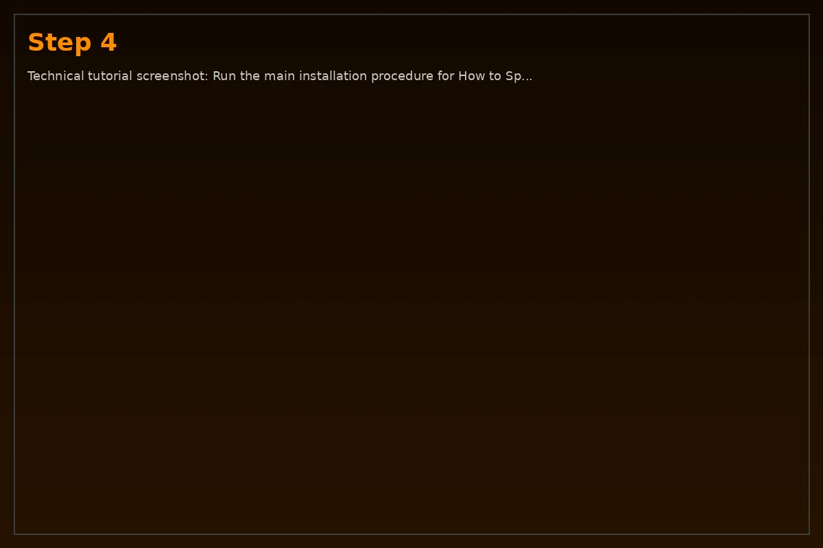 Step 4: Technical tutorial screenshot: Run the main installation procedure for How to Speed Up a Slow Window