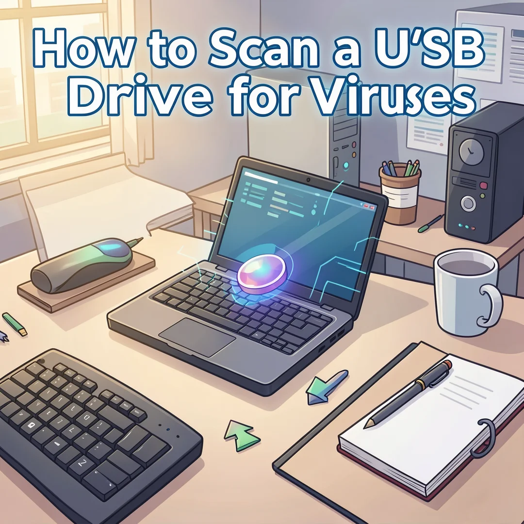 Step 4: Illustration for step: Gather necessary resources related to How to Scan a USB Drive for Viruses, pr