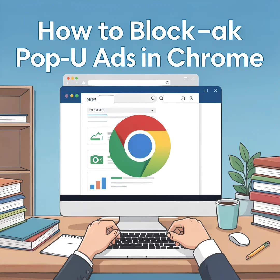 Step 4: Illustration for step: Gather necessary resources related to How to Block Pop-Up Ads in Chrome, prof