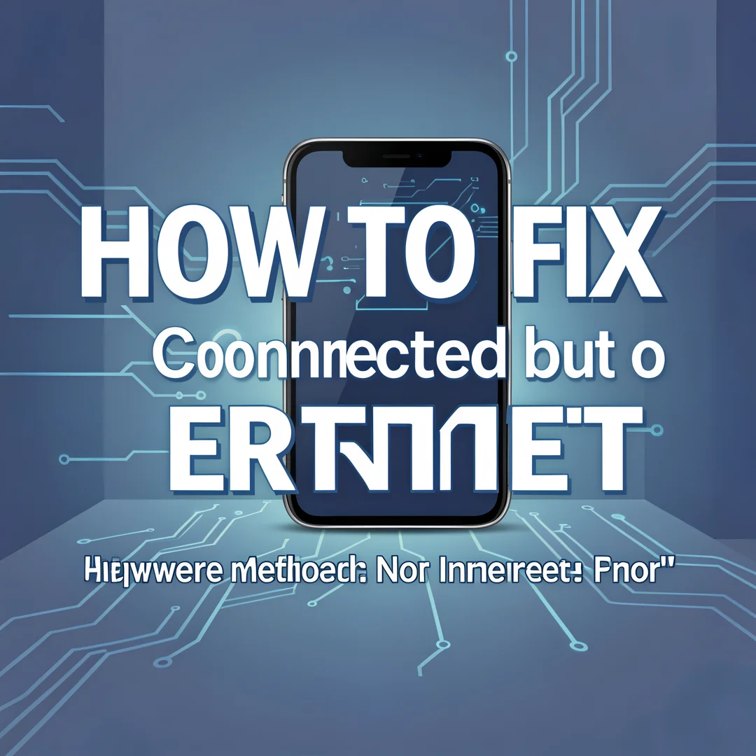 Step 5: Illustration for step: Apply the core methods related to How to Fix Connected but No Internet Error,