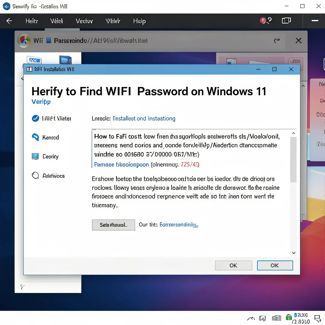 Step 5: Technical tutorial screenshot: Verify the installation for How to Find WiFi Password on Windows 11,