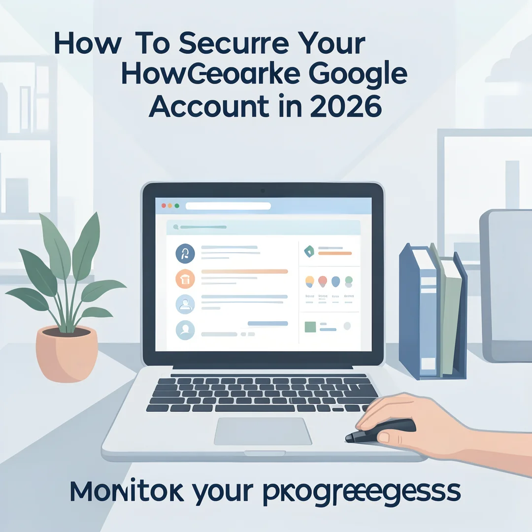 Step 6: Illustration for step: Monitor your progress related to How to Secure Your Google Account in 2026, p