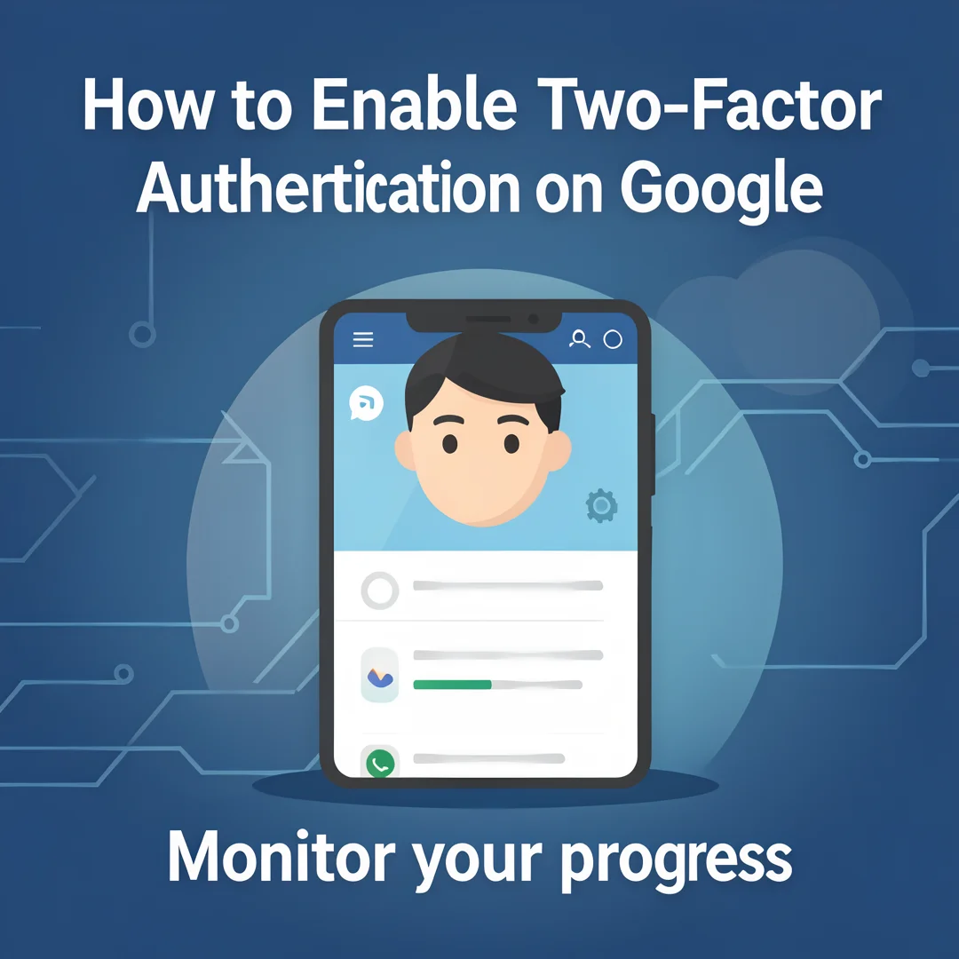 Step 6: Illustration for step: Monitor your progress related to How to Enable Two-Factor Authentication on G