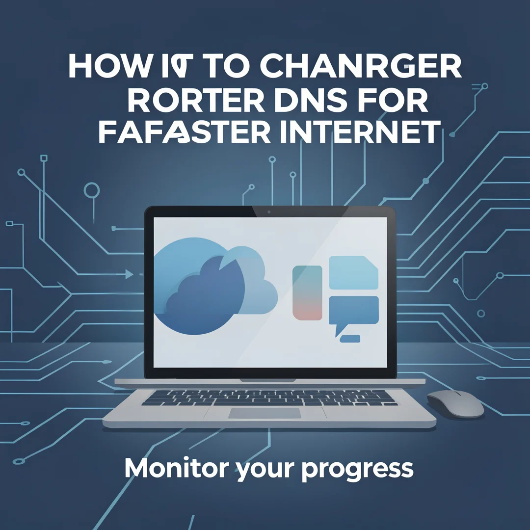 Step 6: Illustration for step: Monitor your progress related to How to Change Router DNS for Faster Internet