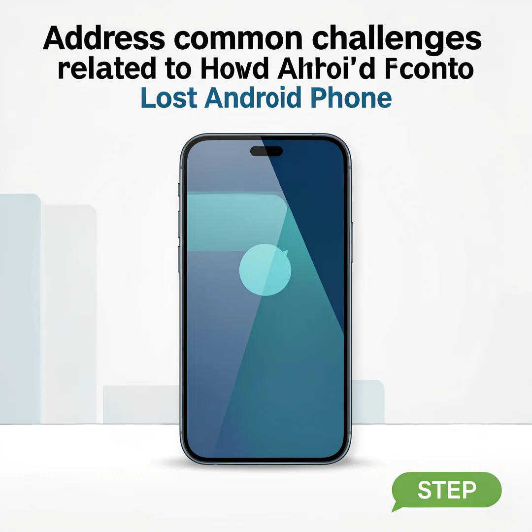 Step 7: Illustration for step: Address common challenges related to How to Find a Lost Android Phone, profes