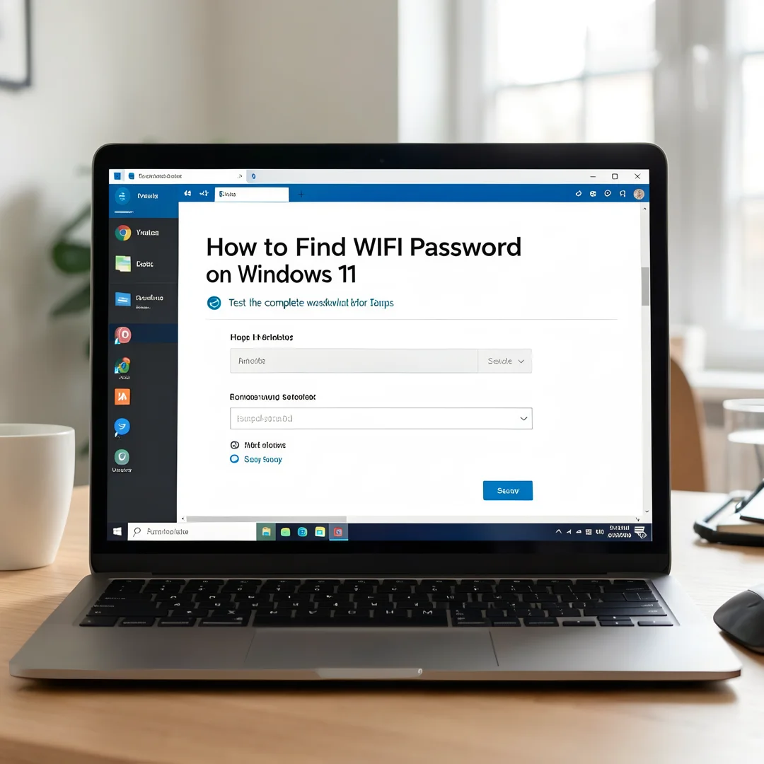 Step 7: Technical tutorial screenshot: Test the complete workflow for How to Find WiFi Password on Windows 1