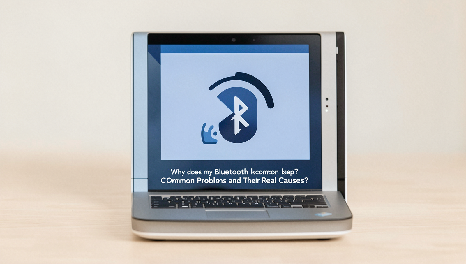 Diagram illustrating common causes of Bluetooth connection drops on PC.