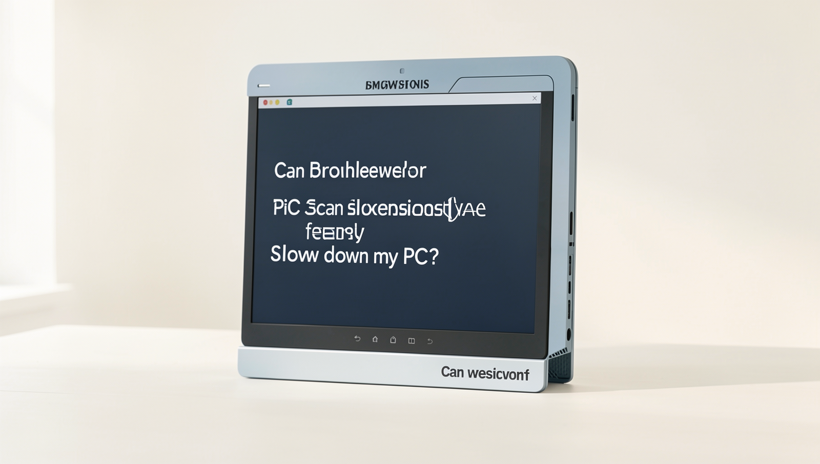 Diagram showing how browser extensions can impact PC performance.