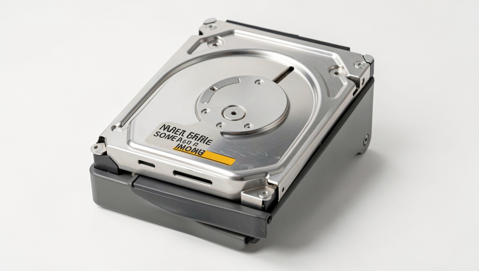 Diagram showing signs of a failing hard drive, including unusual noises and slow performance.
