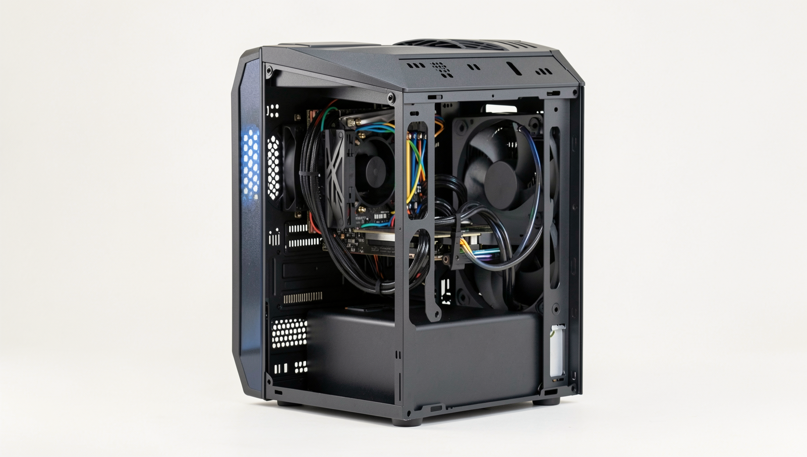 Diagram illustrating effective PC cooling methods and components.