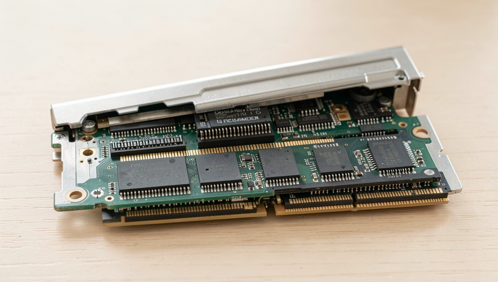 Step-by-step guide for upgrading RAM with detailed technical visuals.