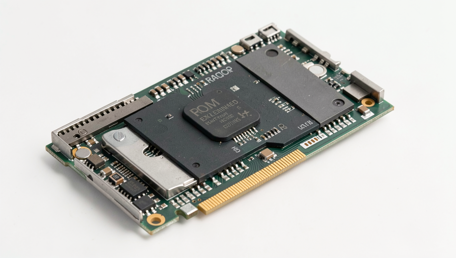 Illustration showing how RAM impacts computer performance with detailed components.