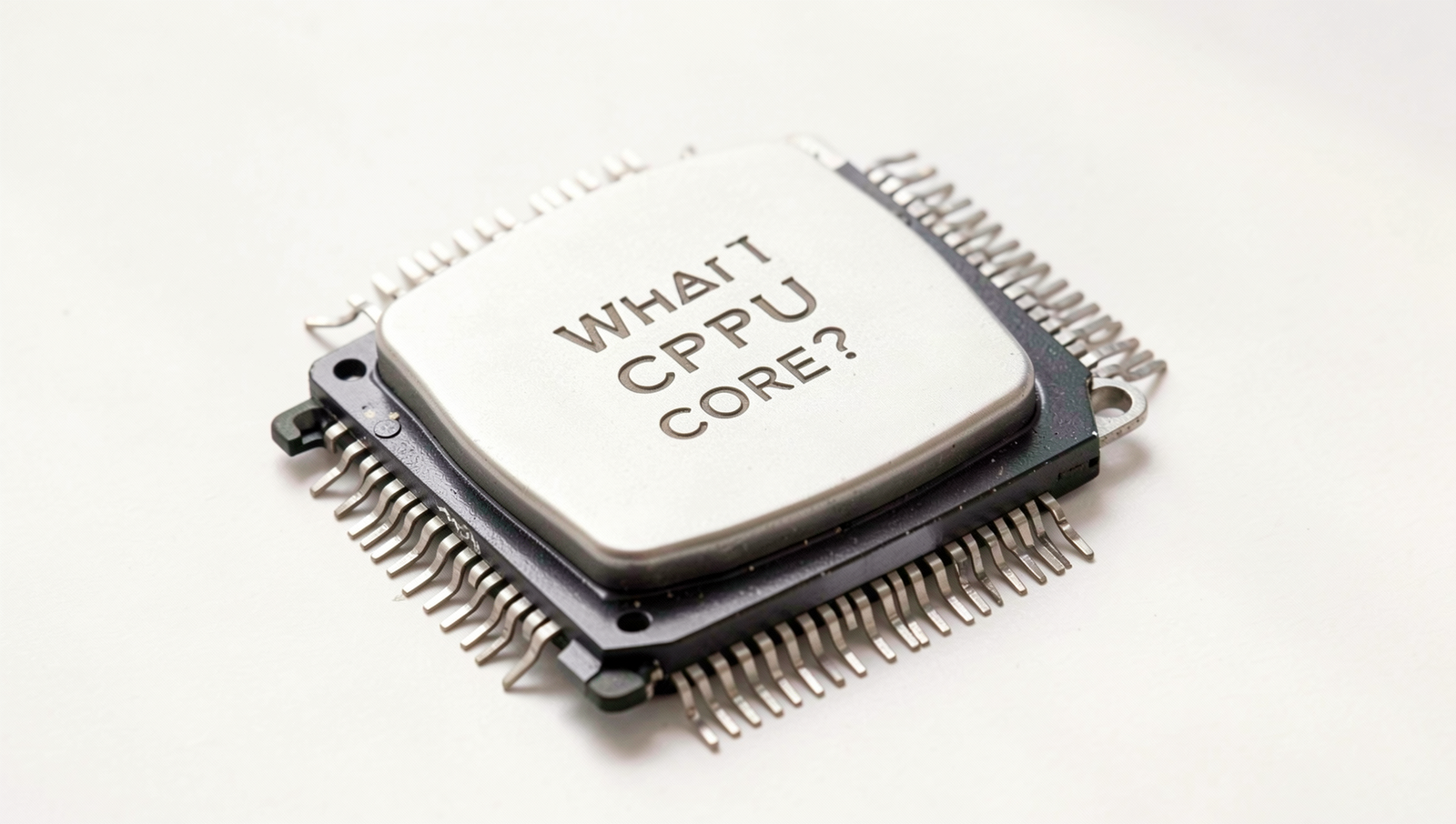Detailed diagram illustrating CPU core functions and differences from clock speed.