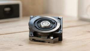 Close-up of SSD and HDD drives showcasing their design and technology differences.