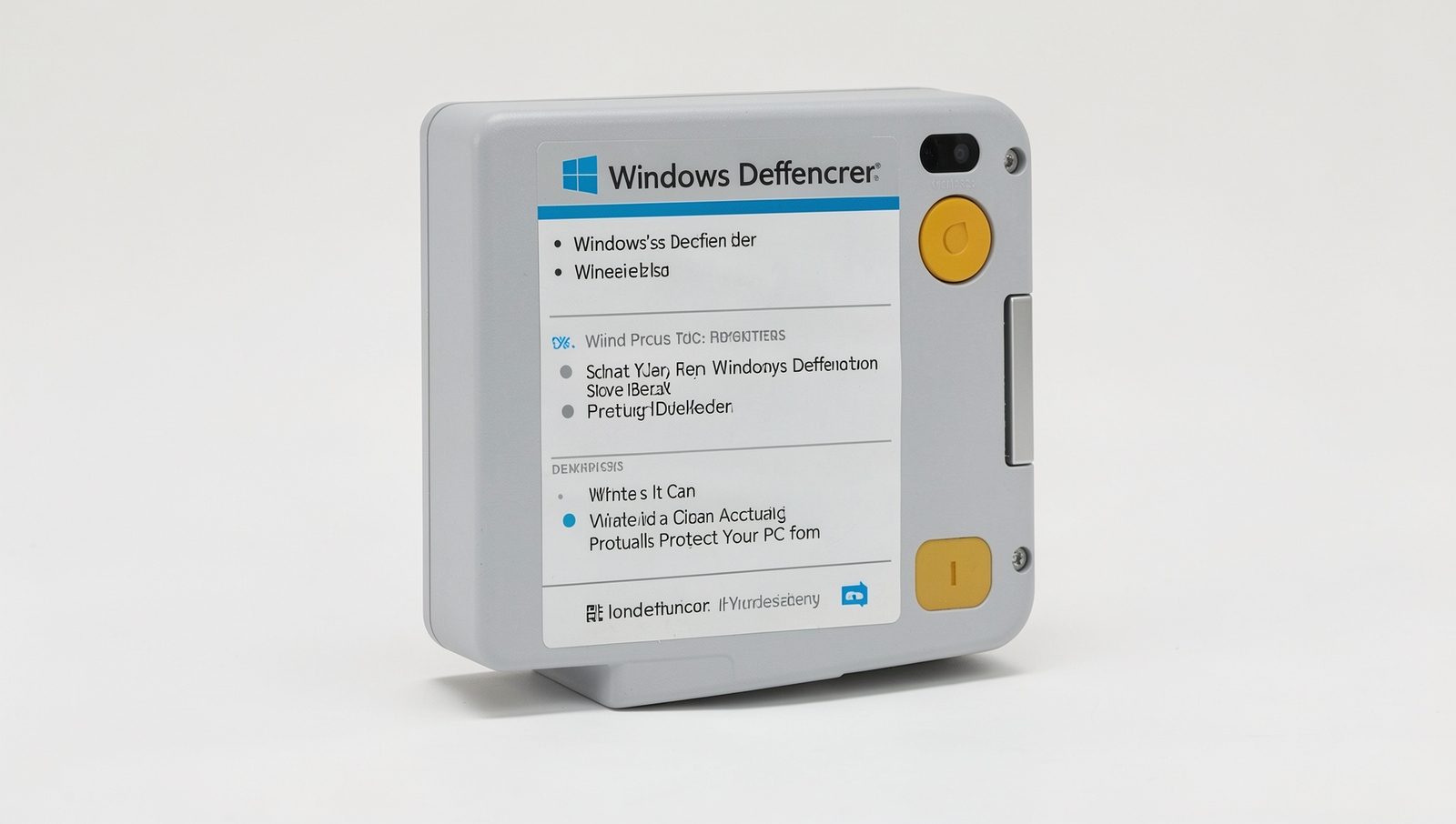 Checklist of best practices for optimizing Windows Defender protection.