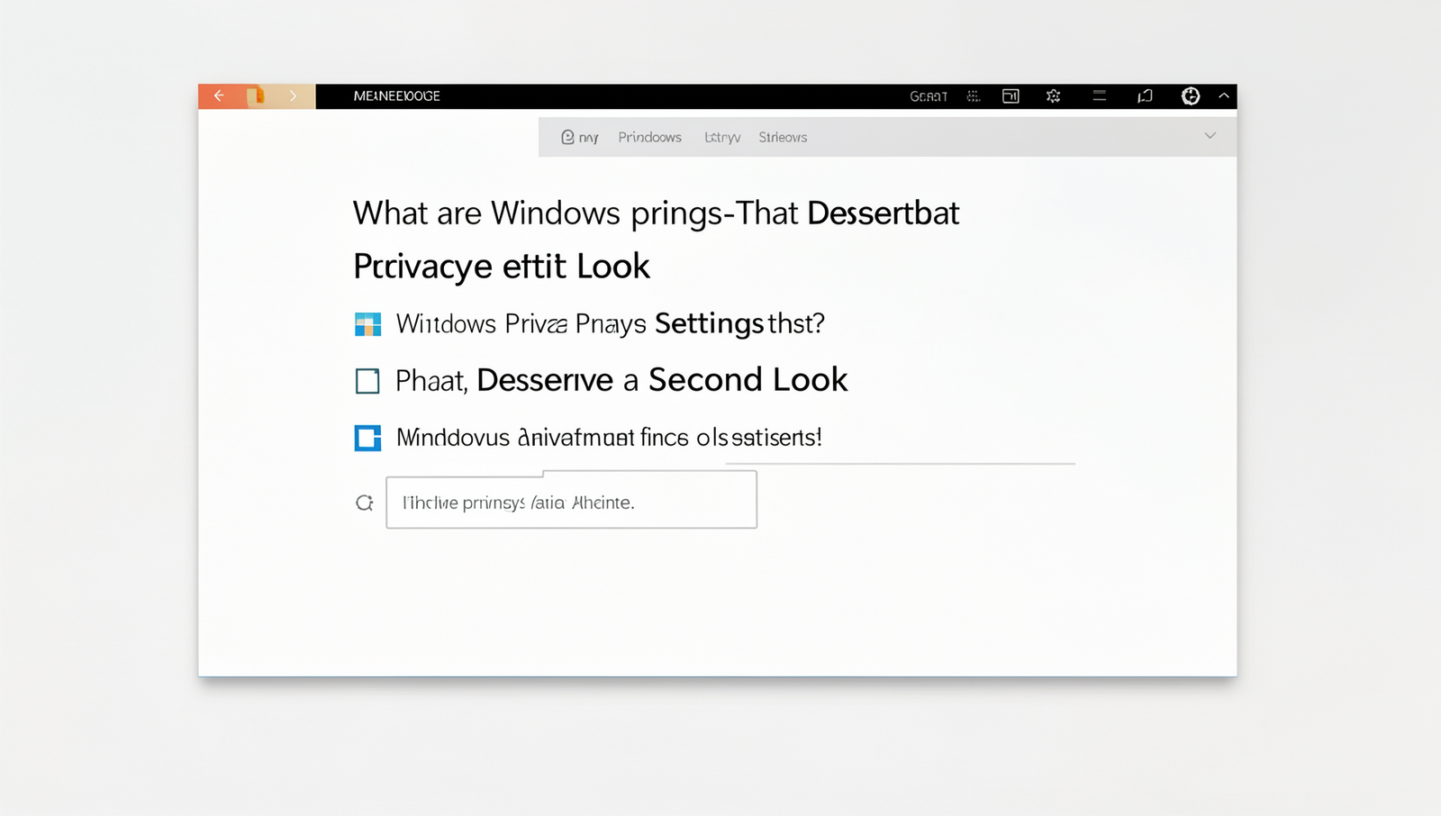 Detailed diagram illustrating Windows privacy settings and their functions.